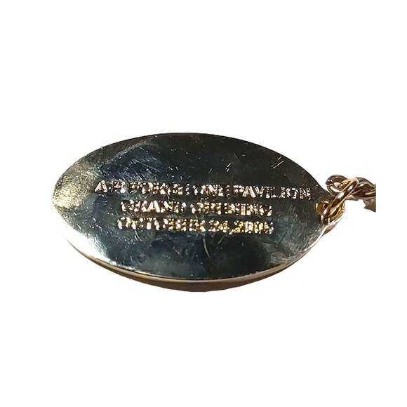 Air Force One Reagan Presidential Library Foundation Grand Opening Keychain Thin - Picture 4 of 4